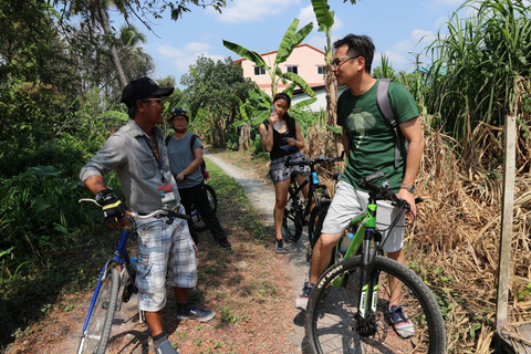 Bangkok: Passeio de bicicleta e de barco pelo canal com almoçoBangkok: passeio de bicicleta e barco pelo canal com almoço