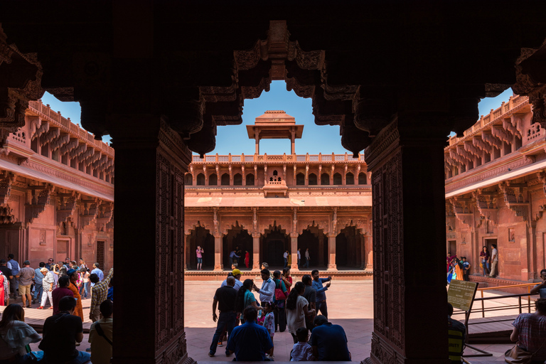 Taj Mahal y Agra: tour privado al amanecer desde DelhiTour privado con tasas de entrada