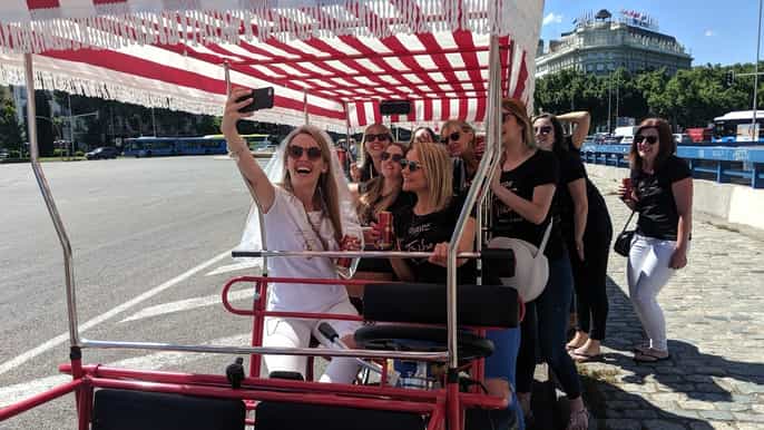 mardid 45minute sangria bike tour with unlimited sangria