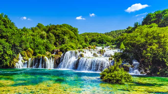 cachoeiras de krka e excursão Šibenik de split ou trogir