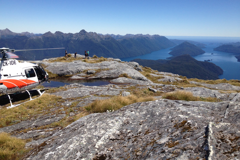 Te Anau: panoramische vlucht over Milford Sound met landing aan het meer