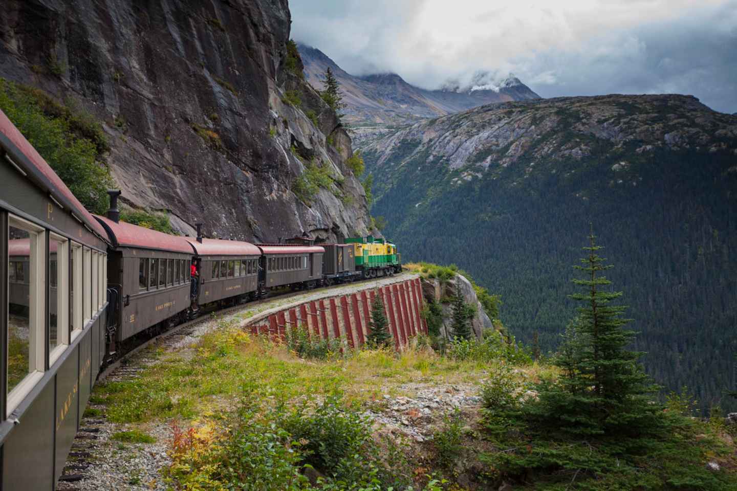 ride a historic train on the white pass & yukon route railway