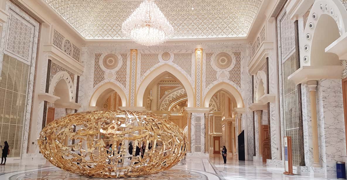 From Dubai: Abu Dhabi Tour with Emirates Palace