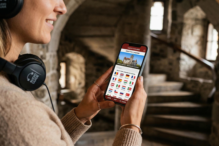3 Castles Small Group Tour: Peles, Bran & „Wednesday” Castle Audio Guide 24 Languages