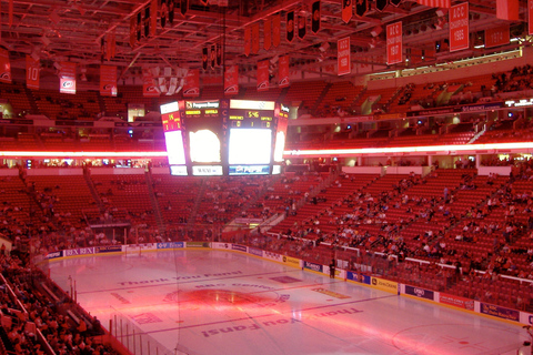 Carolina Hurricanes Ice Hockey Game at Lenovo Center Upper Goal