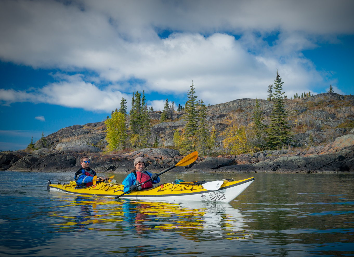 Fra Yellowknife: Guidet kajak-ekspedition