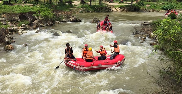 Krabi: White Water Rafting and Zipline Adventure