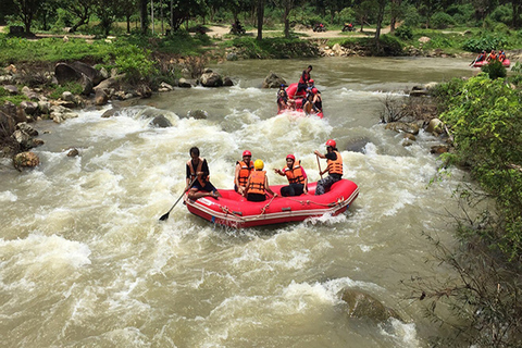 Krabi : Rafting en eaux vives, cascade et temple des singes