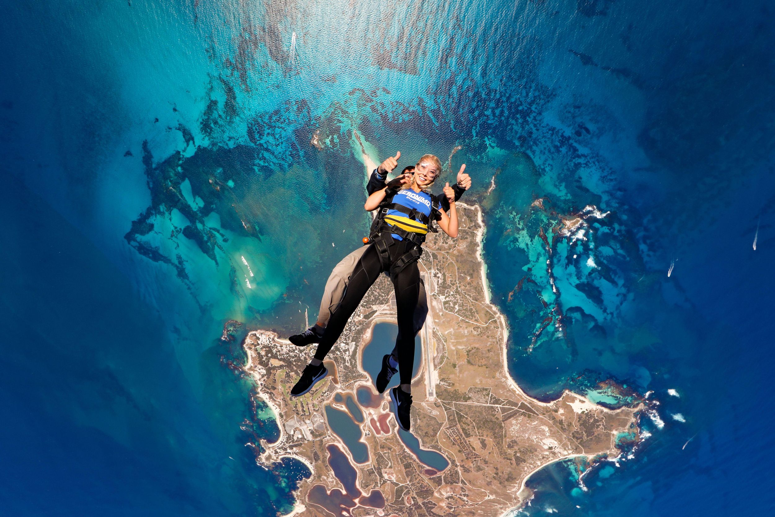 Fremantle: Rottnest Island Fallschirmsprung und Fährenpaket