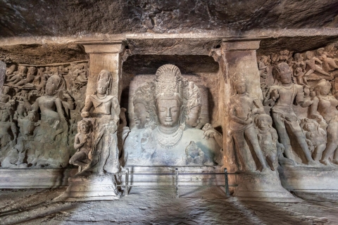 Elephanta Caves: privé tour van een halve dag vanuit MumbaiSpaanstalige gids