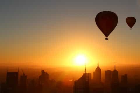 Melbourne: Balloon Flight at Sunrise