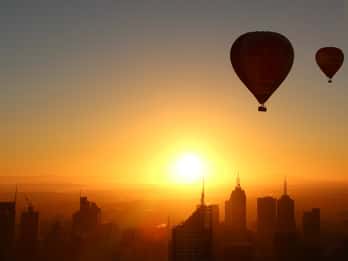 Melbourne: Heißluftballonfahrt bei Sonnenaufgang Melbourne: Heißluftballonfahrt bei Sonnenaufgang