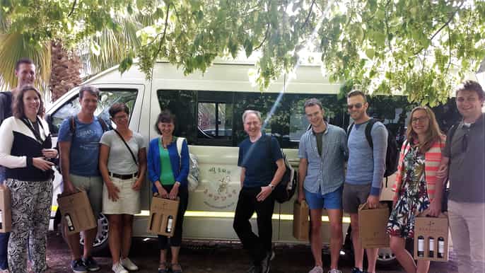 ab stellenbosch hopon/hopoffweintour auf der nordroute