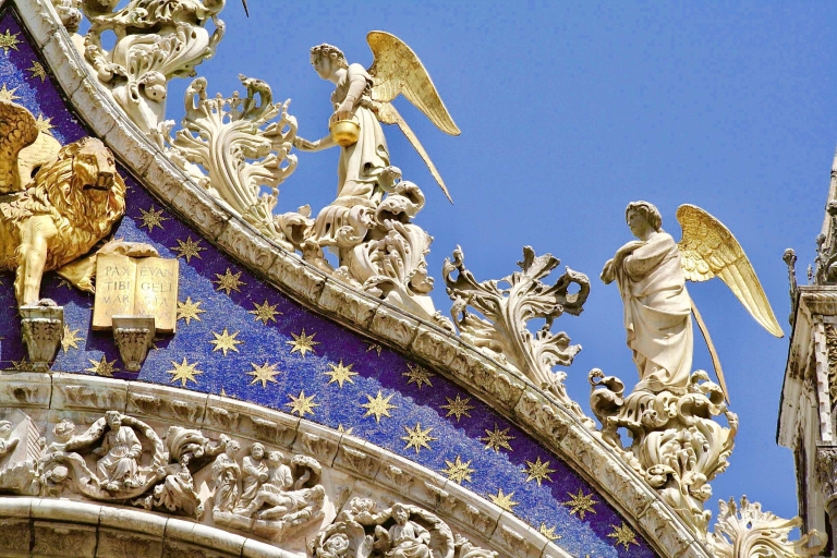 Venecia: basílica y Palacio Ducal con paseo en góndolaTour en grupo en alemán