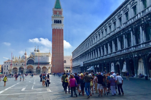 Venecia: basílica y Palacio Ducal con paseo en góndolaTour en grupo en francés