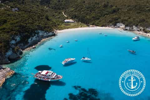 corfù crociera di un giorno a paxos antipaxos e grotte blu