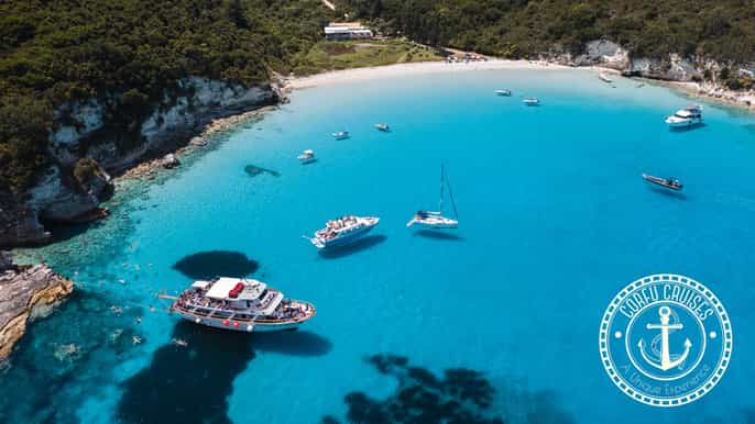 from corfu day cruise to paxos antipaxos the blue caves