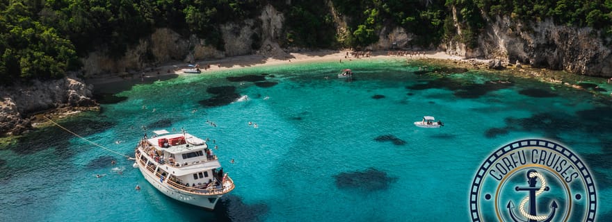 Corfou : croisière vers le lagon bleu et visite de Syvota
