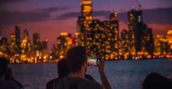 Chicago bei Nacht – Fluss- und Seerundfahrt