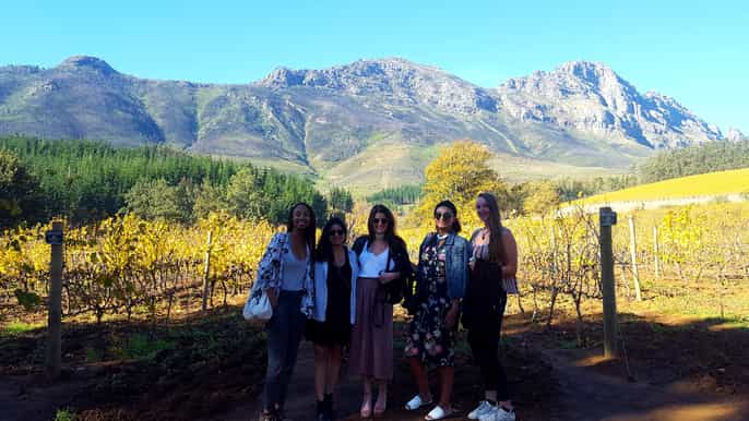 stellenbosch ruta del vino en autobús turístico por la ruta este