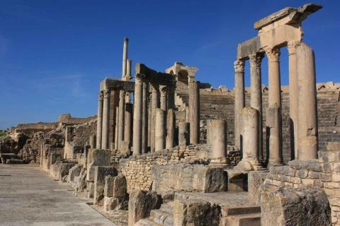 From Sousse or Hammamet: Guided Tour of Dougga and Zaghouan From Sousse: Guided Tour of Dougga and Zaghouan
