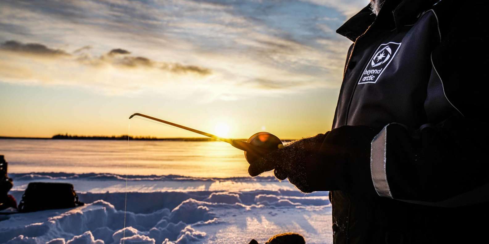Ice fishing but no fish  Laplander's Natural Lore Blog