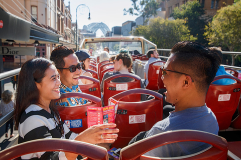 Sydney: Big Bus Hop-on-hop-off-bustour met gratis kindertickets24-uurs Hop-on, Hop-off ticket, kinderen gratis