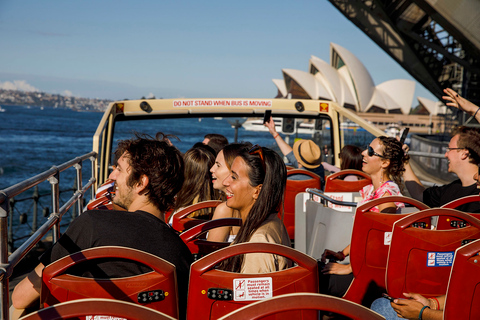 Sydney: Open-Top Bus Hop-On Hop-Off Sightseeing Tour 24-Hour Ticket