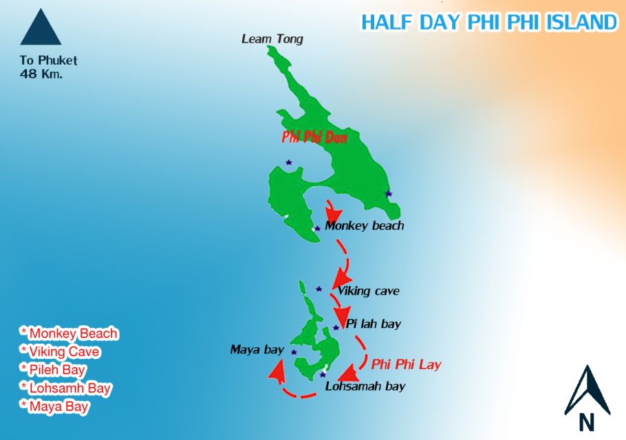 maya bay map