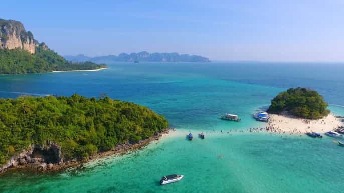 krabi visite de 4 îles en horsbord