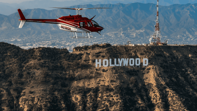 beverly hills and hollywood helicopter tour