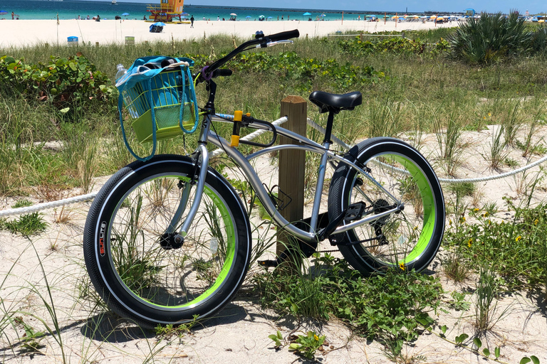 Miami: South Beach Fat Tire Beach Rider Fietsverhuur1 uur verhuur