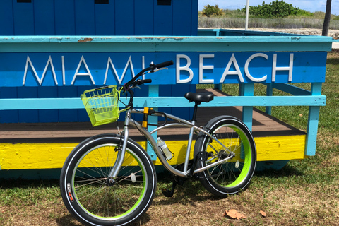 Miami: South Beach Fat Tire Beach Rider Fietsverhuur1 uur verhuur