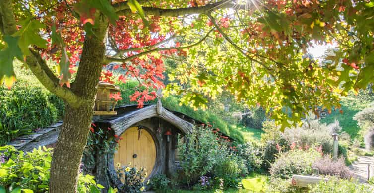 Aucklandből: Hobbiton és Waitomo egynapos túra ebéddel