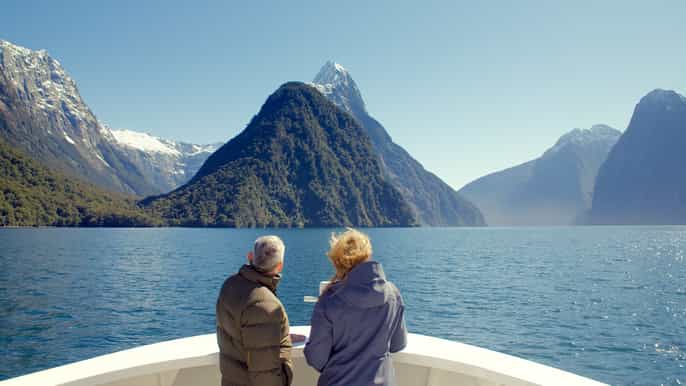 milford sound croisière boutique en petit bateau