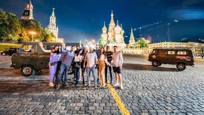 moscow history and nightlife soviet van tour