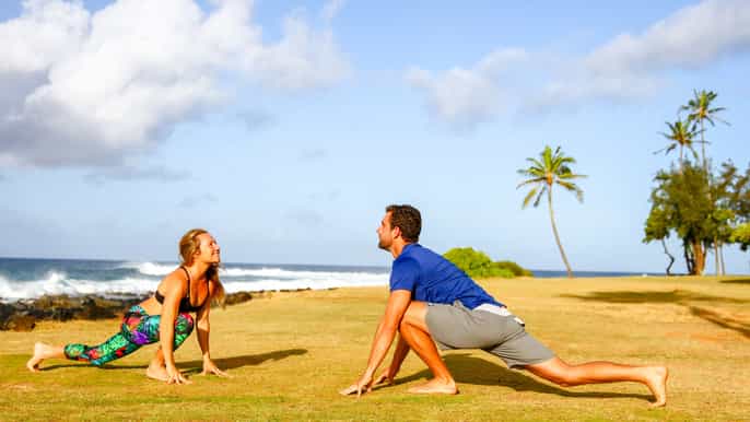 kauai private yoga session with certified instructor