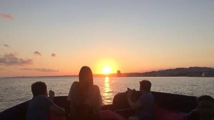 lisbon sunset cruise with a local guide