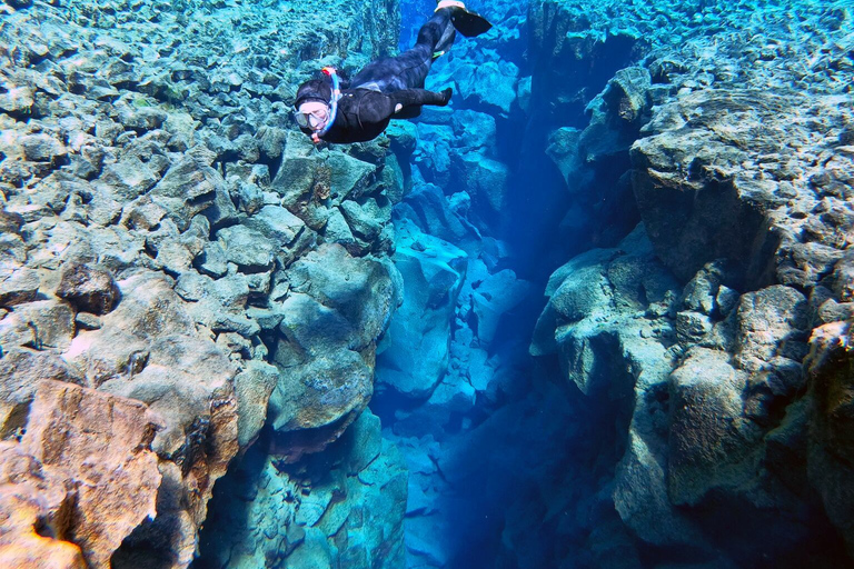 From Reykjavik: Silfra Snorkeling with Underwater Photos Drysuit Option