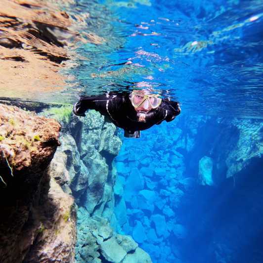 From Reykjavik: Silfra Snorkeling with Underwater Photos