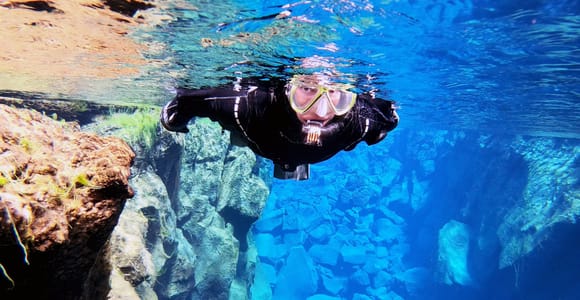 From Reykjavik: Silfra Snorkeling with Free Photos