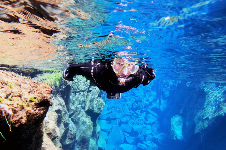 From Reykjavik: Silfra Snorkeling with Underwater Photos Drysuit Option