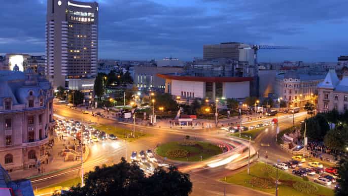 bucarest tour nocturno de 2 horas en coche