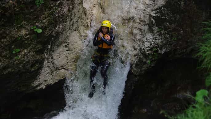 bovec halfday canyoning trip