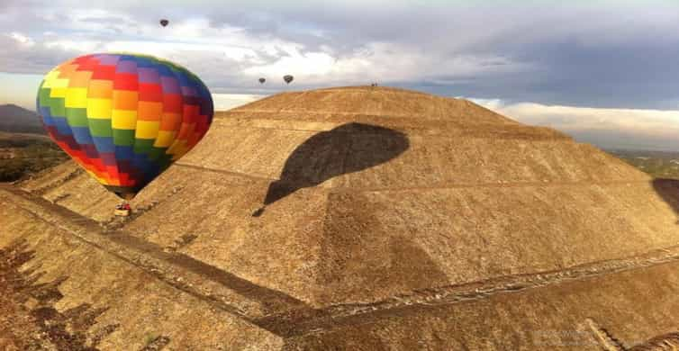 tour piramides de teotihuacan en globo