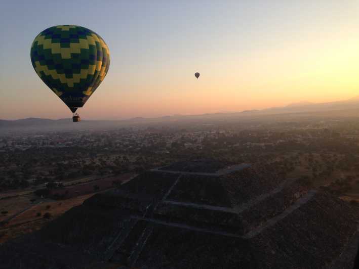 Hot Air Balloon Flight Over The Teotihuacan Pyramids Getyourguide