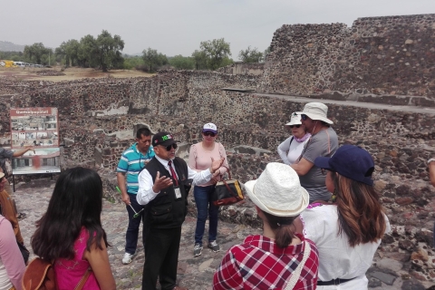 Desde Ciudad de México: Guadalupe y pirámides de TeotihuacánCon almuerzo exprés tipo buffet
