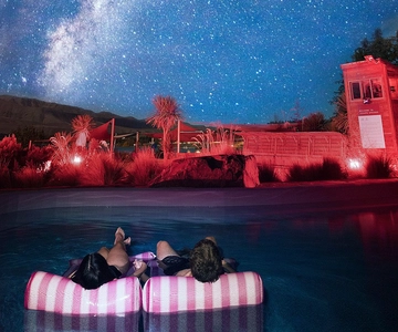 Lake Tekapo: 1,5 horas de piscinas quentes e experiência de observação de estrelas