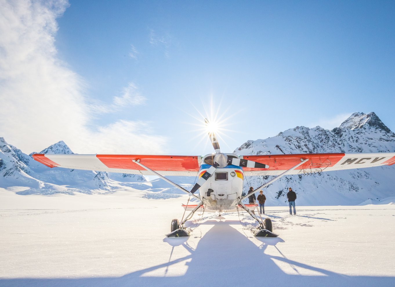 Mount Cook: Kombinationsflyvning med skifly og helikopter i alperne