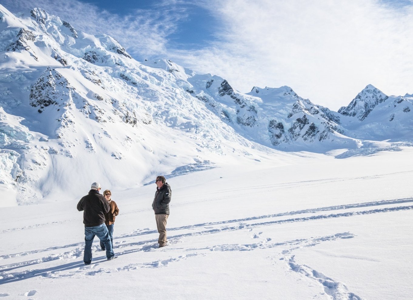 Mount Cook: Kombinationsflyvning med skifly og helikopter i alperne